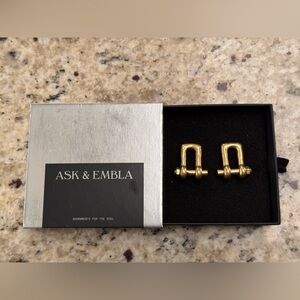 ASK & EMBLA GOLD EAR WEIGHTS FOR 
GAUGED EARS